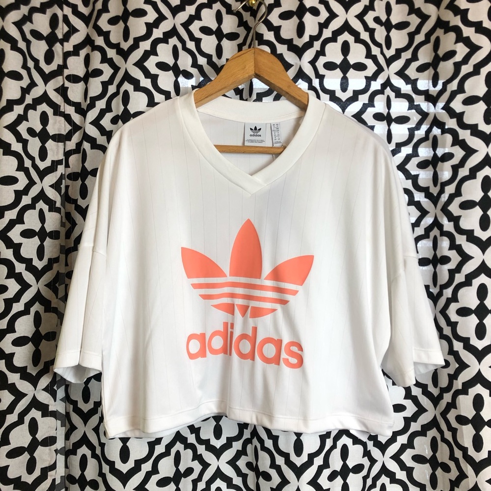 Adidas Originals Short Sleeve Crop Top M